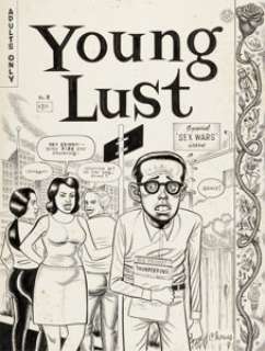 Daniel Clowes Young Lust #8 Cover Original Art (Last Gasp, 1993). With this "Special Sex Wars" - | Heritage