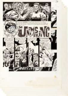 Bill Fraccio and Tony Tallarico (attributed, as Alfred Payan) Web of Horror #2 Complete 6-Page Story -