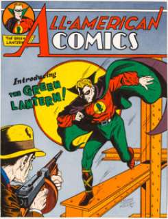 Sheldon Moldoff All-American Comics #16 Cover Recreation Original Art (1993). Moldoff hit one out of the park -