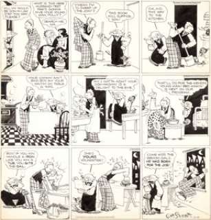 Cliff Sterrett Polly and Her Pals Sunday Comic Strip Original Art dated 11-10-35 (King Features Syndicate, -