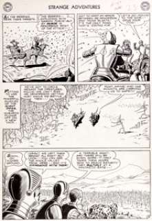 Murphy Anderson Strange Adventures #150 "The Plant That Hated Humans!" Page 9 Atomic Knights -