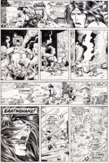 Barry Smith, Tom Palmer, and Tom Sutton Conan the Barbarian #8 Page 16 Original Art (Marvel, 1971). A -