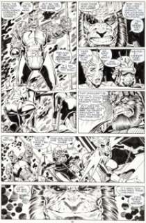 Art Adams X-Men Annual #14 Page 23 Original Art (Marvel, 1990). The evil Ahab converts the Invisible Woman -