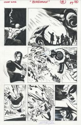 Steve Rude | Bird Man: Future Quest #3, Page 5 (2016) | Galerie 9ème Art