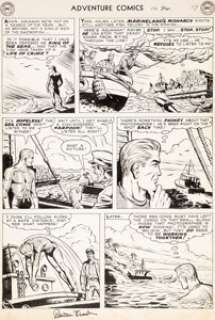 Ramona Fradon Adventure Comics #170 Story Page 3 Original Art (DC Comics, 1951). Just Fradon‘s third -