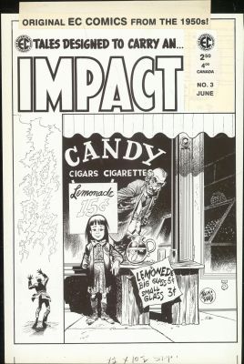 EC Library Production Material-Cover Stat, IMPACT NO.3 | Russ Cochran