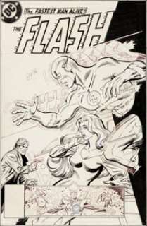 Don Heck and Dick Giordano Flash #290 Cover  Firestorm Original Art (DC, 1980)....