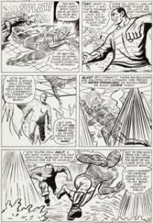 Dick Ayers Strange Tales #115 Story Page 10 Human Torch Original Art (Marvel, 1963). Spider-Man’s old - | Heritage