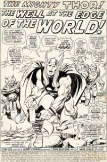 John Buscema and Vince Colletta Thor #197 Complete 21-Page Story Original Art (Marvel, 1972). Thor and the - | Heritage