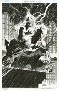 Jim Lee, Scott Williams - batman catwoman issue 7 page cover