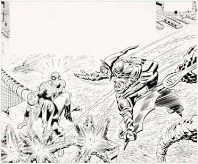 Dave Hunt Super Spider-Man #171 Cover Original Art (Marvel UK, 1976).... | Heritage