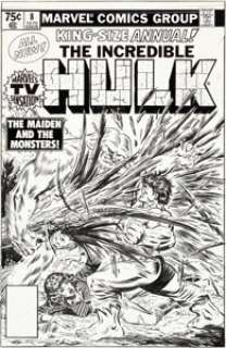 Al Milgrom The Incredible Hulk Annual #8 Cover Original Art (Marvel, 1979).... | Heritage