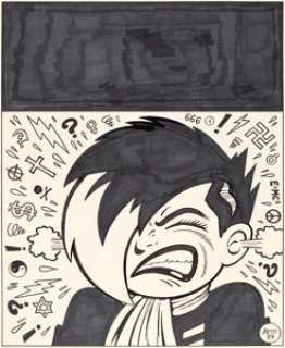 Gilbert Hernandez Love and Rockets #11 Cover Original Art (Fantagraphics, 1985)....