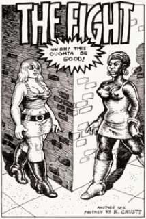 Robert Crumb (as R. Crustt) Snatch Comics #1 "The Fight" Complete 6-Page Story Original Art (Apex Novelties, 1968)... (Total: 6 Original Art) | Heritage