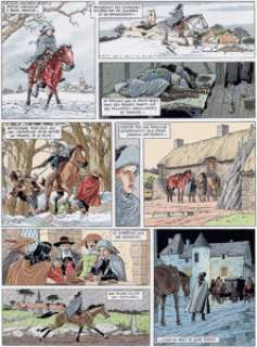 André Juillard Les sept vies de l’Epervier T.12 : Quinze ans après Planche 28 (Dargaud, 2014).... (Total: 2 Original Art) | Heritage