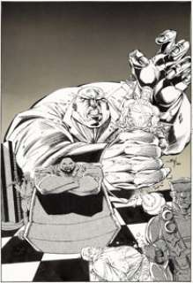 Scott Williams The Punisher V2#15 Cover Original Art (Marvel, 1989).... | Heritage