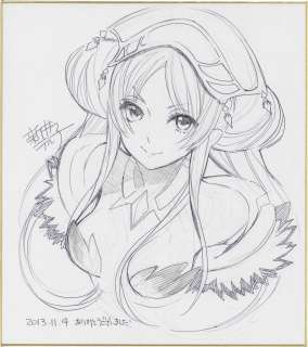 Teruko Arai Hand-Drawn Shikishi | Mandarake (Big Web)