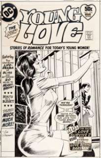 Dick Giordano Young Love #124 Cover Original Art (DC, 1977)....