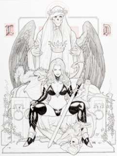 Frank Cho Lady Death Apocalyptic Abyss #1 Limited Edition Variant Cover Original Art (Coffin Comics, 2018).... | Heritage