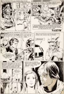 - Al Williamson, Dave Stevens, and Carlos Garzon Star Wars: Return of the Jedi #3 Story Page 15 Original Art (Marvel...