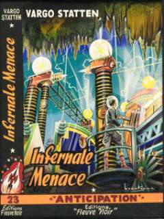  - René Brantonne Infernal Menace Couverture (Editions Fleuve Noir, 1953)....