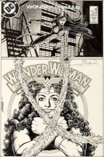 George Pérez Wonder Woman #9 Cover Original Art (DC, 1987).... | Heritage