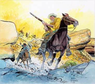 Boucq | Jerry Spring, illustration Ã  l’encre de Chine et … | Millon