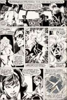 John Byrne and Terry Austin X-Men #120 Story Page 5 Cyclops and Storm Original Art (Marvel, 1979)....