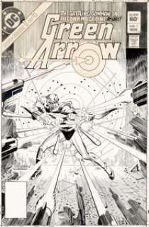 Trevor Von Eeden and Dick Giordano Green Arrow #1 Cover Original Art (DC, 1983)....