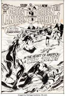 Neal Adams Green Lantern #77 Cover Original Art (DC, 1970).... | Heritage