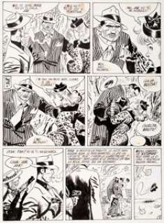 Jordi Bernet Torpedo Story Page 2 Original Art (c 1980s)....