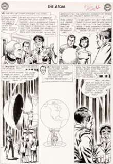 Gil Kane And Murphy Anderson | The Atom #6 Story Page 4 Original Art (DC, 1963). | Heritage