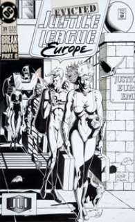 Darick Robertson And John Beatty | Justice League Europe #31 Cover Original Art (DC, 1991). | Heritage