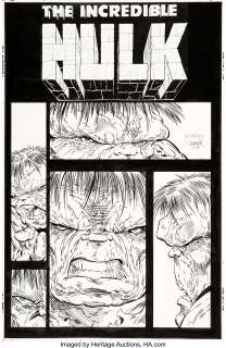 Todd McFarlane And Al Gordon | Incredible Hulk #346 Unpublished Cover Original Art (Marvel, 1988). | Heritage