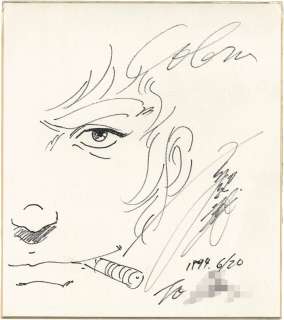 Buichi Terasawa Hand-Drawn Shikishi "Cobra" | Mandarake (Big Web)