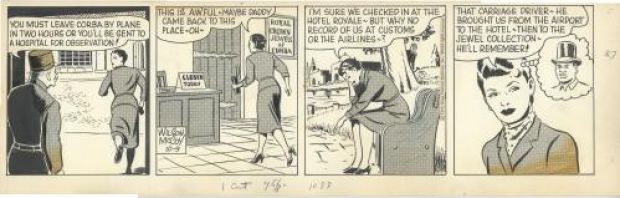 Wilson McCoy | The Phantom, sunday page du 09 octobre 1957 | Galerie 9ème Art