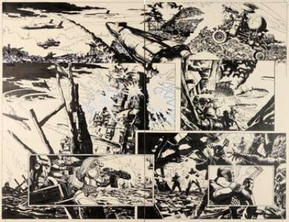 Ridgway, John - John Ridgway My Name is Chaos Vol 1 #3 of 4 Story Page 20-21 Original Art (DC, 1992)....