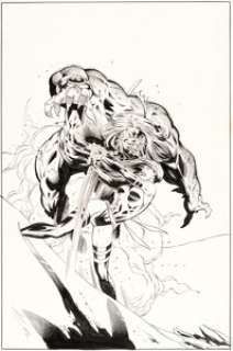 Pelletier, Paul - Paul Pelletier and Rick Magyar Exiles #90 Splash Page 23 Original Art (Marvel, 2007)....