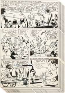 Papp, George - George Papp Superboy #141 Near-Complete Story Original Art Group of 22 (DC, 1967).... (Total: 22 )