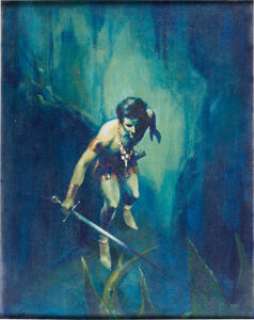 Gaughan, Jack - Jack Gaughan "Fafnir‘s Tail" Painting Original Art (1971)....