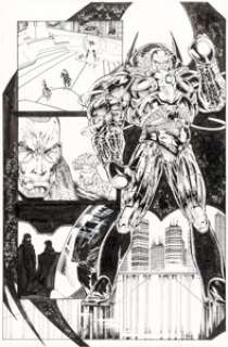 Lee, Jim - Jim Lee and Richard Bennett Savage Dragon #13 Story Page 12 Original Art (Image, 1994)....
