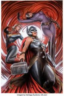 Granov, Adi - Adi Granov Secret Wars #1 Traveling Man Variant Cover Original Art (Marvel, 2015)....