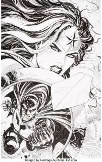 Kirkham, Tyler - Tyler Kirkham Injustice 2 #25 Cover Original Art (DC, 2018)....