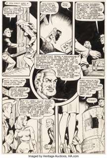 Baker, Matt | Matt Baker and Jack Kamen (attributed) Crown Comics #5 Story Page 8 Original Art (Golfing/McCombs Publishing, 1945... | Heritage