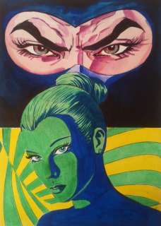 Giuseppe Candita | Giuseppe Candita - illustrazione originale - Diabolik tributo a "Ricordi del passato" | Catawiki