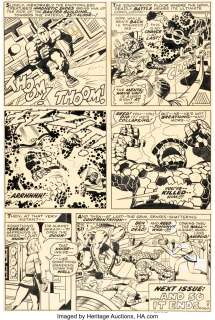 Kirby, Jack | Jack Kirby and Joe Sinnott Fantastic Four #70 Story Page 20 Original Art (Marvel, 1968). ... | Heritage