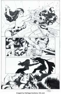Dodson, Terry - Terry Dodson and Rachel Dodson Wonder Woman #1 Story Page 19 Original Art (DC, 2006)....
