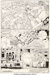 Adams, Arthur | Arthur Adams, Whilce Portacio, and Scott Williams Longshot #6 Story Page 3 Original Art (Marvel, 1986).... | Heritage