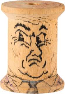 Crumb, Robert | Robert Crumb Vaughn Decorated Found-Object Spool Original Art (2000s).... | Heritage