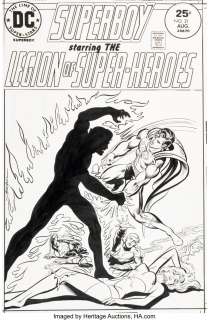 Grell, Mike - Mike Grell Superboy #215 Cover Original Art (DC, 1976)....